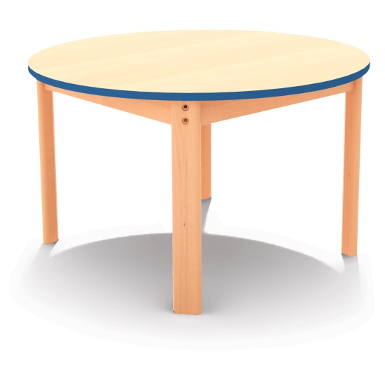 ΤΡΑΠΕΖΙ ΣΤΡΟΓΓΥΛΟ ERGO NATURA - ΜΠΛΕ