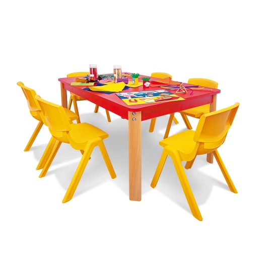 ΤΡΑΠΕΖΙ ΠΑΡΑΛΛΗΛΟΓΡΑΜΜΟ ERGO COLORI - ΚΟΚΚΙΝΟ