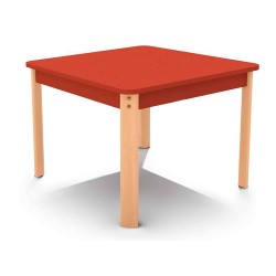 ΤΡΑΠΕΖΙ ΤΕΤΡΑΓΩΝΟ ERGO COLORI - ΚΟΚΚΙΝΟ