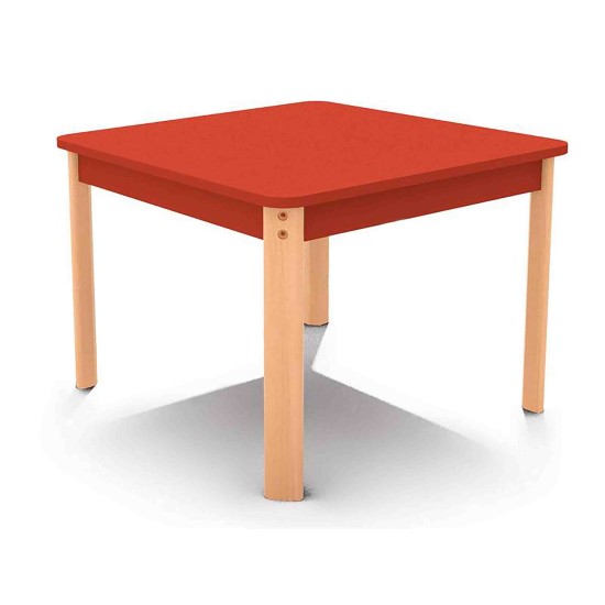 ΤΡΑΠΕΖΙ ΤΕΤΡΑΓΩΝΟ ERGO COLORI - ΚΟΚΚΙΝΟ