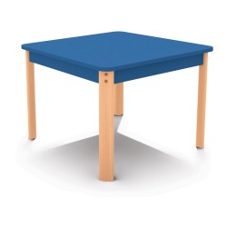 ΤΡΑΠΕΖΙ ΤΕΤΡΑΓΩΝΟ ERGO COLORI - ΜΠΛΕ