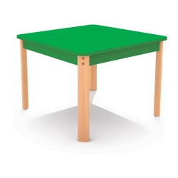 ΤΡΑΠΕΖΙ ΤΕΤΡΑΓΩΝΟ ERGO COLORI - ΠΡΑΣΙΝΟ