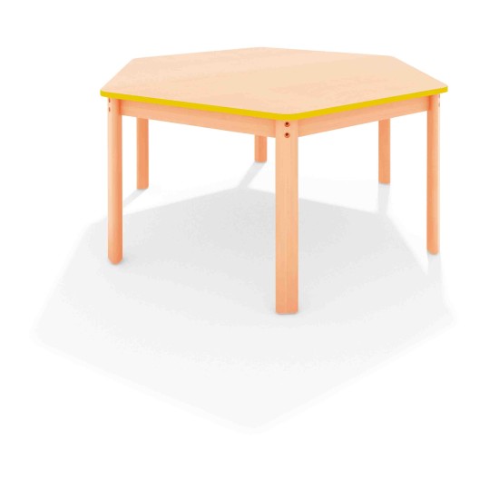 ΤΡΑΠΕΖΙ ΕΞΑΓΩΝΟ ERGO NATURA - ΚΙΤΡΙΝΟ