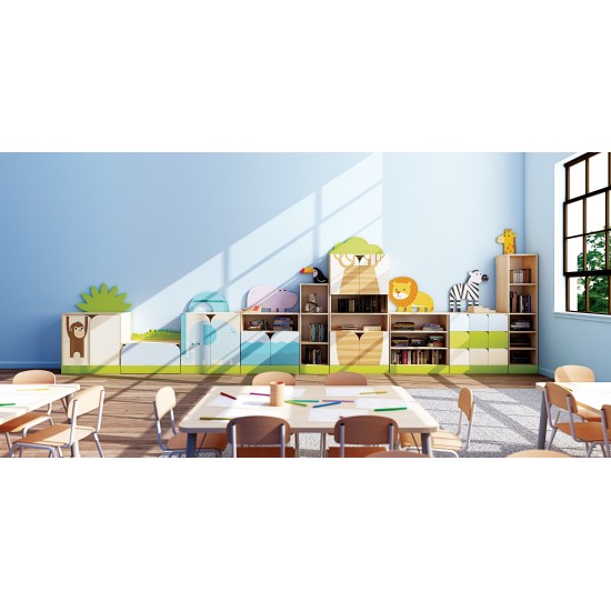 FANTASY – JUNGLE – SHELVING UNIT TOUCAN