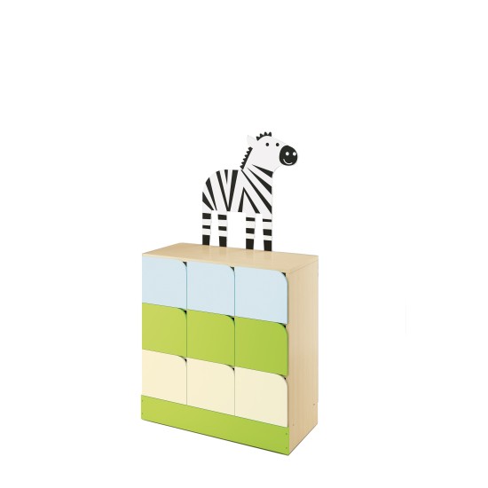 FANTASY – JUNGLE – LOCKER UNIT ZEBRA