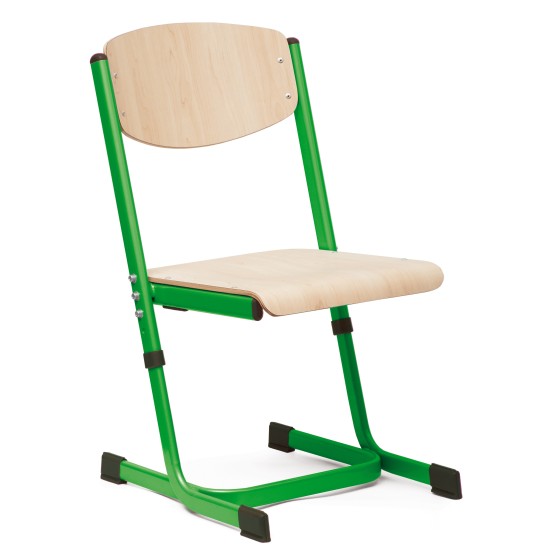 ADJUSTABLE SEAT HEIGHT CHAIR 5-6 GREEN