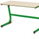 STUDENT ADJUSTABLE DESK TWO STUDENTS DESK 2-4 GREEN