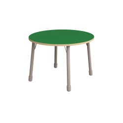 ΤΡΑΠΕΖΙ ΣΤΡΟΓΓΥΛΟ CLASSIC STEEL COLORI - ΠΡΑΣΙΝΟ