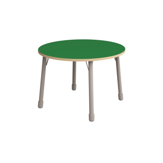 ΤΡΑΠΕΖΙ ΣΤΡΟΓΓΥΛΟ CLASSIC STEEL COLORI - ΠΡΑΣΙΝΟ