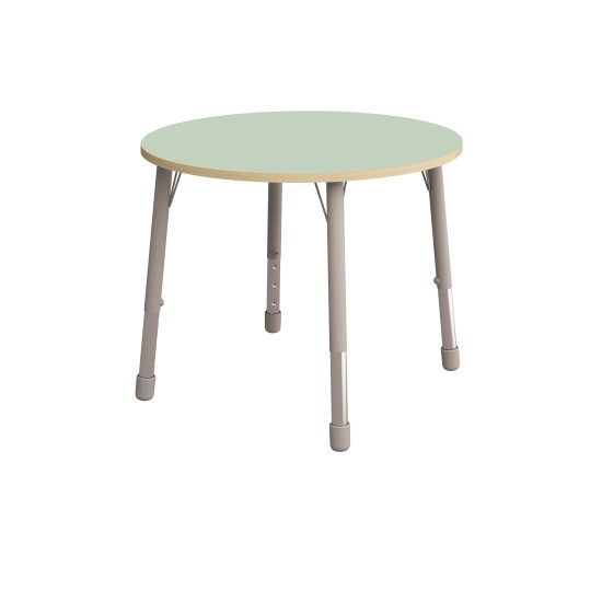 ΤΡΑΠΕΖΙ ΣΤΡΟΓΓΥΛΟ CLASSIC STEEL COLORI – ΠΡΑΣΙΝΟ ΑΝΟΙΧΤΟ