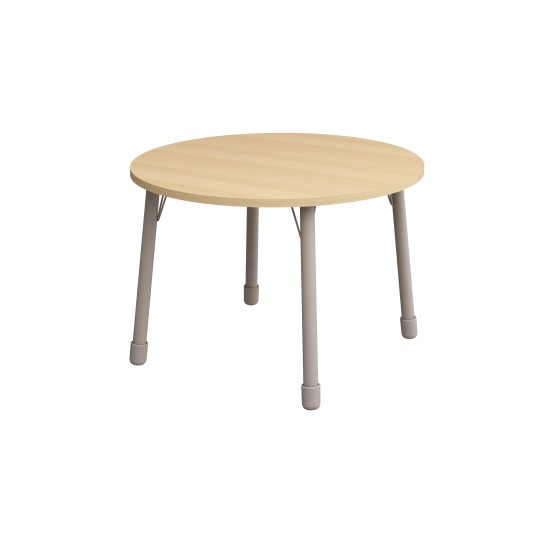 ΤΡΑΠΕΖΙ ΣΤΡΟΓΓΥΛΟ CLASSIC STEEL NATURA – ΟΞΙΑ