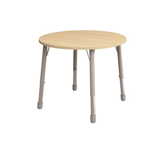 ΤΡΑΠΕΖΙ ΣΤΡΟΓΓΥΛΟ CLASSIC STEEL NATURA – ΟΞΙΑ