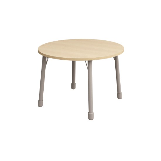 ΤΡΑΠΕΖΙ ΣΤΡΟΓΓΥΛΟ CLASSIC STEEL NATURA – ΣΗΜΥΔΑ