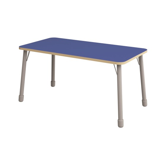 ΤΡΑΠΕΖΙ ΠΑΡΑΛΛΗΛΟΓΡΑΜΜΟ CLASSIC STEEL COLORI - ΜΠΛΕ