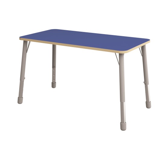 ΤΡΑΠΕΖΙ ΠΑΡΑΛΛΗΛΟΓΡΑΜΜΟ CLASSIC STEEL COLORI - ΜΠΛΕ