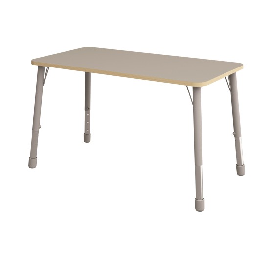 ΤΡΑΠΕΖΙ ΠΑΡΑΛΛΗΛΟΓΡΑΜΜΟ CLASSIC STEEL COLORI - ΓΚΡΙ