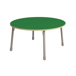 ΤΡΑΠΕΖΙ ΣΤΡΟΓΓΥΛΟ CLASSIC STEEL COLORI ΜΑΧΙ - ΠΡΑΣΙΝΟ