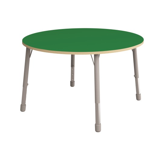 ΤΡΑΠΕΖΙ ΣΤΡΟΓΓΥΛΟ CLASSIC STEEL COLORI ΜΑΧΙ - ΠΡΑΣΙΝΟ