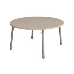 ΤΡΑΠΕΖΙ ΣΤΡΟΓΓΥΛΟ CLASSIC STEEL COLORI ΜΑΧΙ - ΓΚΡΙ