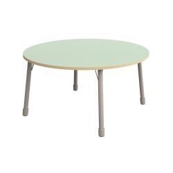 ΤΡΑΠΕΖΙ ΣΤΡΟΓΓΥΛΟ CLASSIC STEEL COLORI ΜΑΧΙ – ΠΡΑΣΙΝΟ ΑΝΟΙΧΤΟ