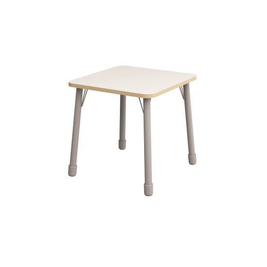 ΤΡΑΠΕΖΙ ΤΕΤΡΑΓΩΝΟ CLASSIC STEEL COLORI - ΛΕΥΚΟ