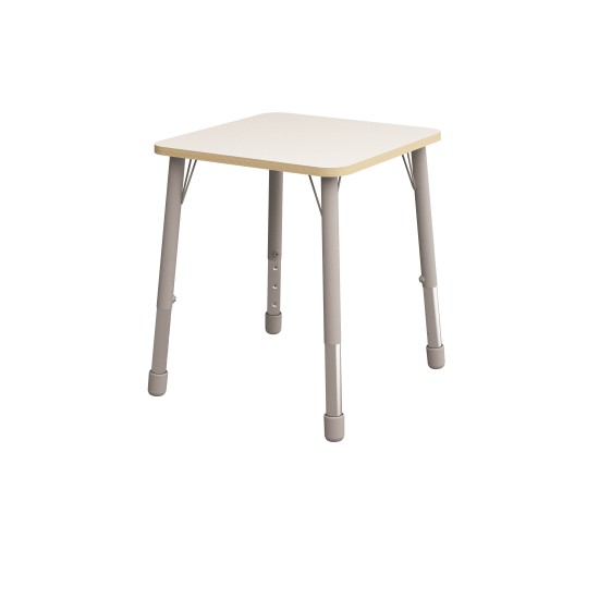 ΤΡΑΠΕΖΙ ΤΕΤΡΑΓΩΝΟ CLASSIC STEEL COLORI - ΛΕΥΚΟ