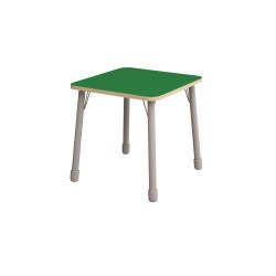 ΤΡΑΠΕΖΙ ΤΕΤΡΑΓΩΝΟ CLASSIC STEEL COLORI - ΠΡΑΣΙΝΟ