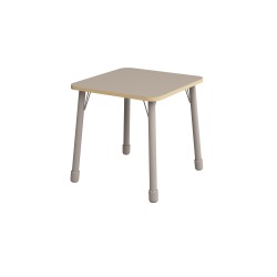 ΤΡΑΠΕΖΙ ΤΕΤΡΑΓΩΝΟ CLASSIC STEEL COLORI - ΓΚΡΙ