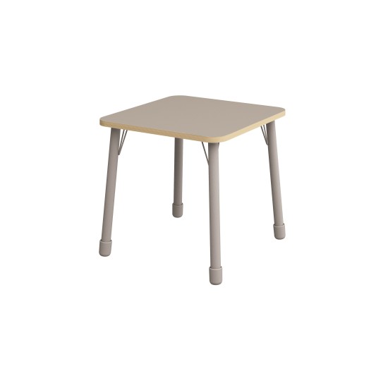 ΤΡΑΠΕΖΙ ΤΕΤΡΑΓΩΝΟ CLASSIC STEEL COLORI - ΓΚΡΙ