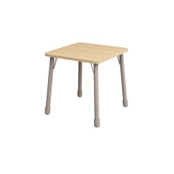 ΤΡΑΠΕΖΙ ΤΕΤΡΑΓΩΝΟ CLASSIC STEEL NATURA - ΟΞΙΑ