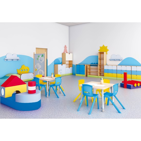 ΤΡΑΠΕΖΙ ΤΕΤΡΑΓΩΝΟ CLASSIC STEEL NATURA – ΣΗΜΥΔΑ