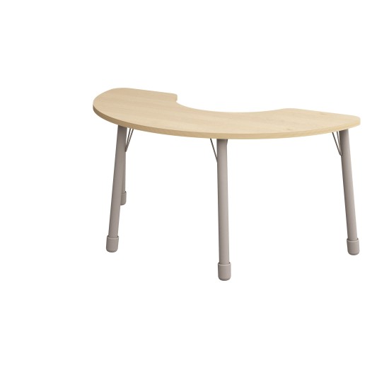 ΤΡΑΠΕΖΙ BANANA ΗΜΙΚΥΚΛΙΚΟ CLASSIC STEEL NATURA - ΣΗΜΥΔΑ