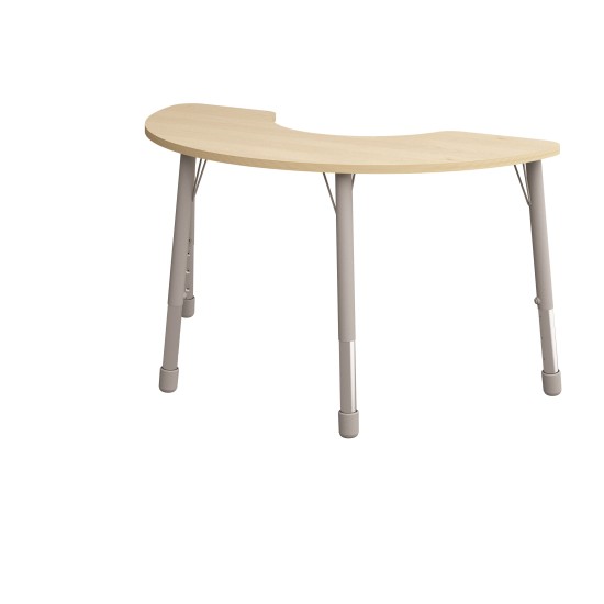 ΤΡΑΠΕΖΙ BANANA ΗΜΙΚΥΚΛΙΚΟ CLASSIC STEEL NATURA - ΣΗΜΥΔΑ