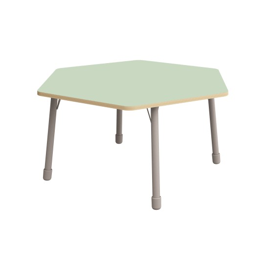 ΤΡΑΠΕΖΙ ΕΞΑΓΩΝΟ CLASSIC STEEL COLORI – ΠΡΑΣΙΝΟ ΑΝΟΙΧΤΟ