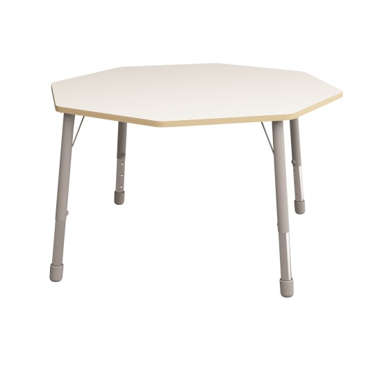 ΤΡΑΠΕΖΙ ΟΚΤΑΓΩΝΟ CLASSIC STEEL COLORI - ΛΕΥΚΟ