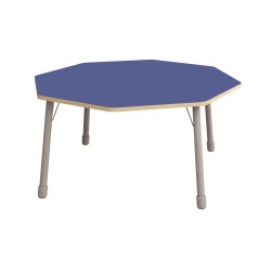 ΤΡΑΠΕΖΙ ΟΚΤΑΓΩΝΟ CLASSIC STEEL COLORI - ΜΠΛΕ