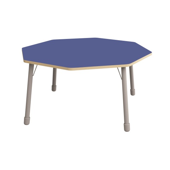 ΤΡΑΠΕΖΙ ΟΚΤΑΓΩΝΟ CLASSIC STEEL COLORI - ΜΠΛΕ