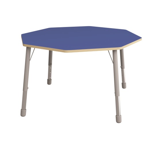 ΤΡΑΠΕΖΙ ΟΚΤΑΓΩΝΟ CLASSIC STEEL COLORI - ΜΠΛΕ