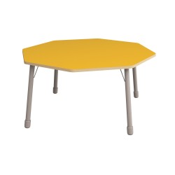 ΤΡΑΠΕΖΙ ΟΚΤΑΓΩΝΟ CLASSIC STEEL COLORI - ΚΙΤΡΙΝΟ