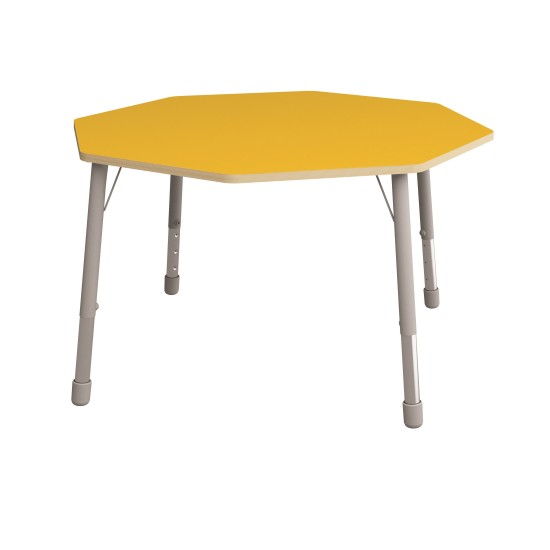 ΤΡΑΠΕΖΙ ΟΚΤΑΓΩΝΟ CLASSIC STEEL COLORI - ΚΙΤΡΙΝΟ