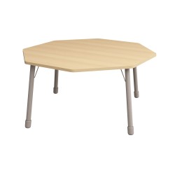 ΤΡΑΠΕΖΙ ΟΚΤΑΓΩΝΟ CLASSIC STEEL NATURA – ΟΞΙΑ