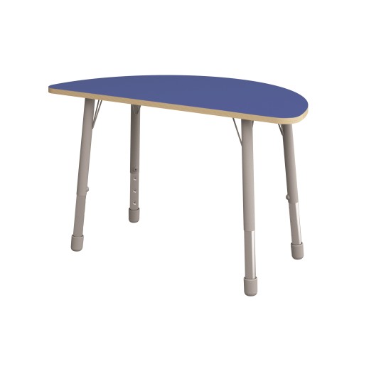 ΤΡΑΠΕΖΙ ΗΜΙΚΥΚΛΙΚΟ CLASSIC STEEL COLORI - ΜΠΛΕ