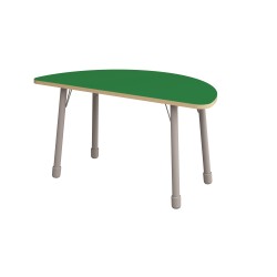 ΤΡΑΠΕΖΙ ΗΜΙΚΥΚΛΙΚΟ CLASSIC STEEL COLORI - ΠΡΑΣΙΝΟ