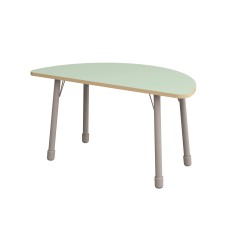 ΤΡΑΠΕΖΙ ΗΜΙΚΥΚΛΙΚΟ CLASSIC STEEL COLORI – ΠΡΑΣΙΝΟ ΑΝΟΙΧΤΟ