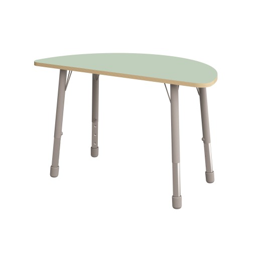 ΤΡΑΠΕΖΙ ΗΜΙΚΥΚΛΙΚΟ CLASSIC STEEL COLORI – ΠΡΑΣΙΝΟ ΑΝΟΙΧΤΟ