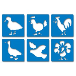 ΣΤΕΝΣΙΛ ΕΡΓΟΘΕΡΑΠΕΙΑΣ "ΠΟΥΛΙΑ & ΠΤΗΝΑ"