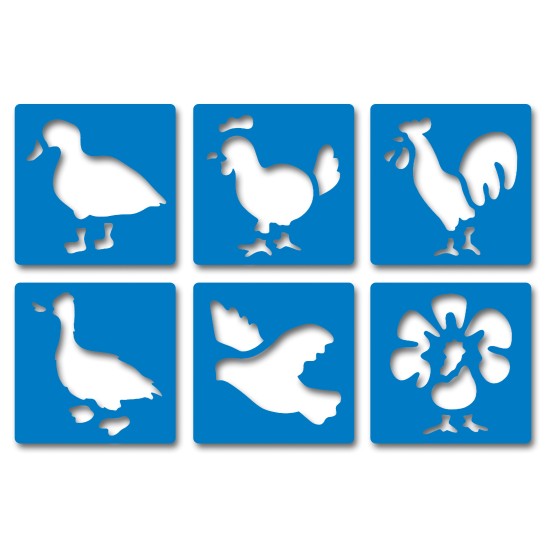 ΣΤΕΝΣΙΛ ΕΡΓΟΘΕΡΑΠΕΙΑΣ "ΠΟΥΛΙΑ & ΠΤΗΝΑ"