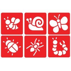 ΣΤΕΝΣΙΛ ΕΡΓΟΘΕΡΑΠΕΙΑΣ "ΕΝΤΟΜΑ & ΣΑΛΙΓΚΑΡΙΑ"