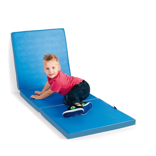 3 SECTION FOLDING ACTIVITY MAT - BLUE