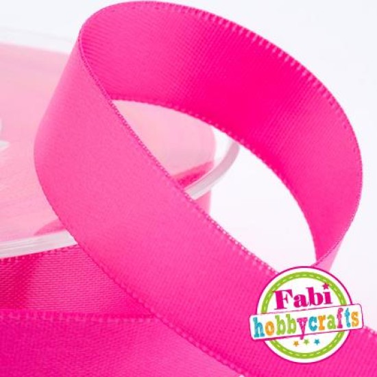 ΚΟΡΔΕΛΑ ΣΑΤΕΝ 1CM Χ 50Μ - ΦΟΥΞΙΑ